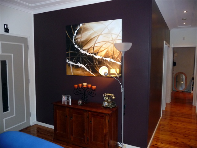 Feature wall at Seven Hills