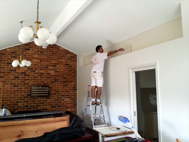 Internal Painting & replacing termit infested beams at Glenhaven